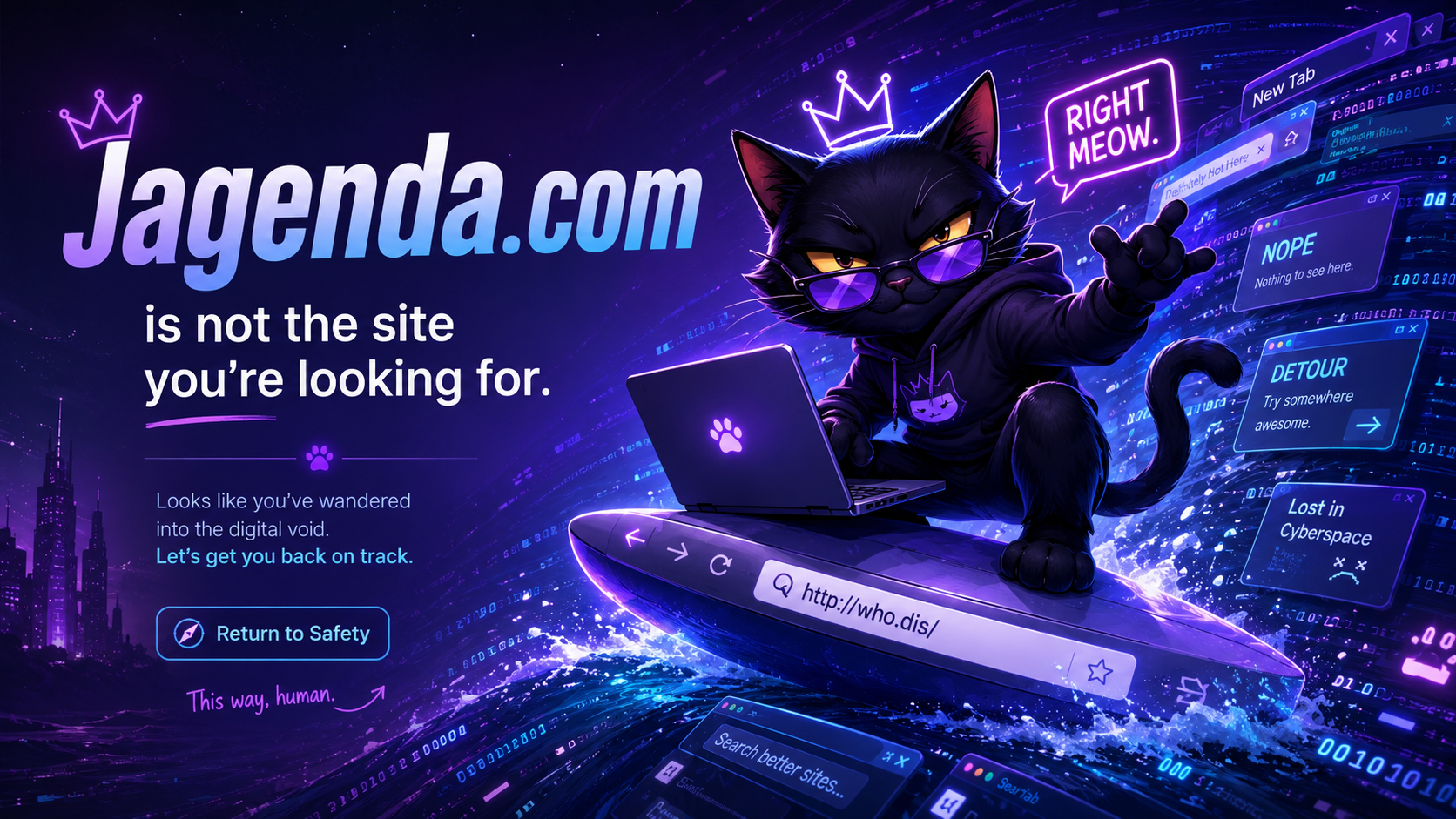 Jagenda.com is not the site you're looking for.